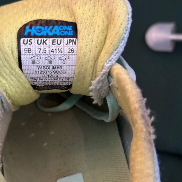 HOKA Solimar Women’s Sunlit Ocean/Citrus Glow size 9B - Picture 4 of 7